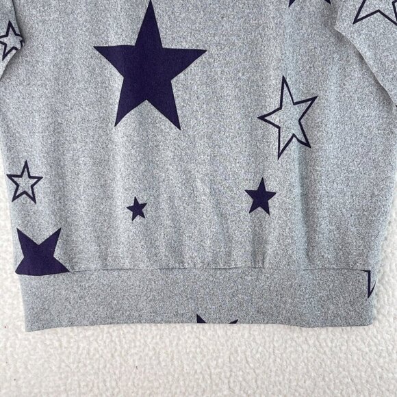 Avenue Gray Star Print Pullover Sweater Womens Soft‎ Stretch Plus Size 16 - Picture 7 of 15